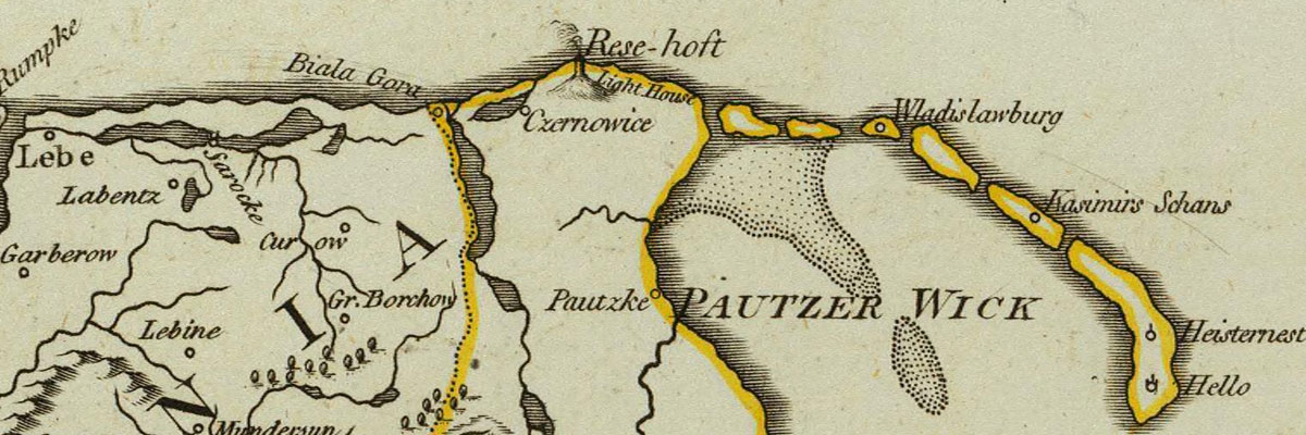 Mapa z roku 1794