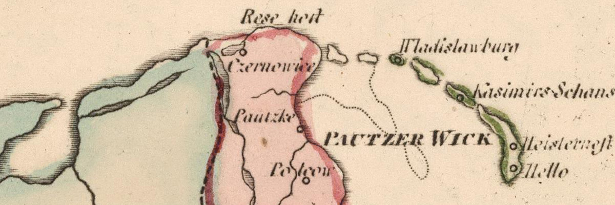 Mapa z roku 1795