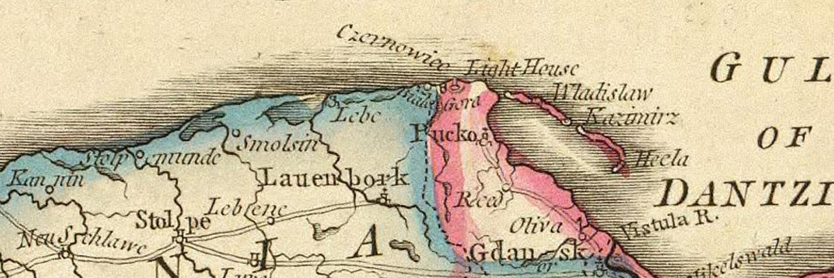 Mapa z roku 1799