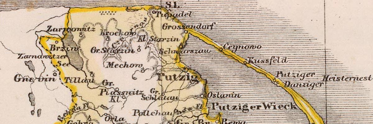 Mapa z roku 1855