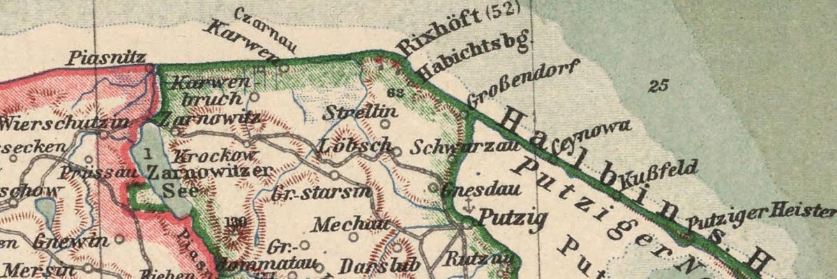 Mapa z roku 1925