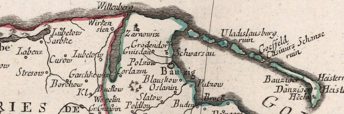 Mapa z roku 1775